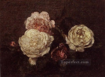 Flowers Roses2 Henri Fantin Latour Oil Paintings